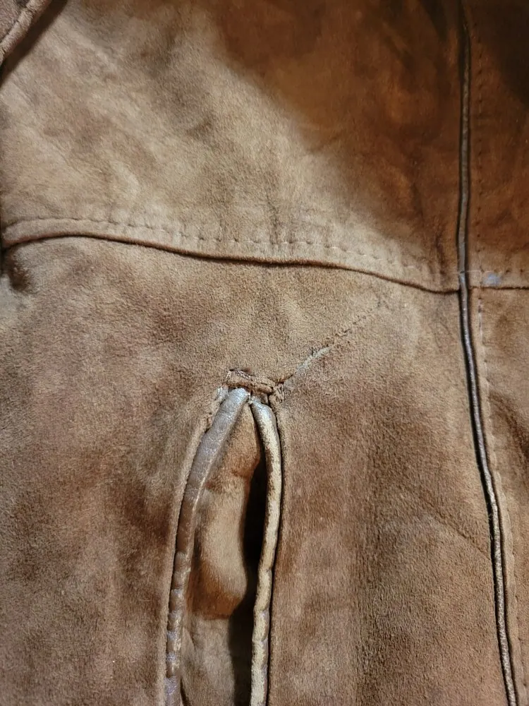 A repaired pocket you have to search for to see