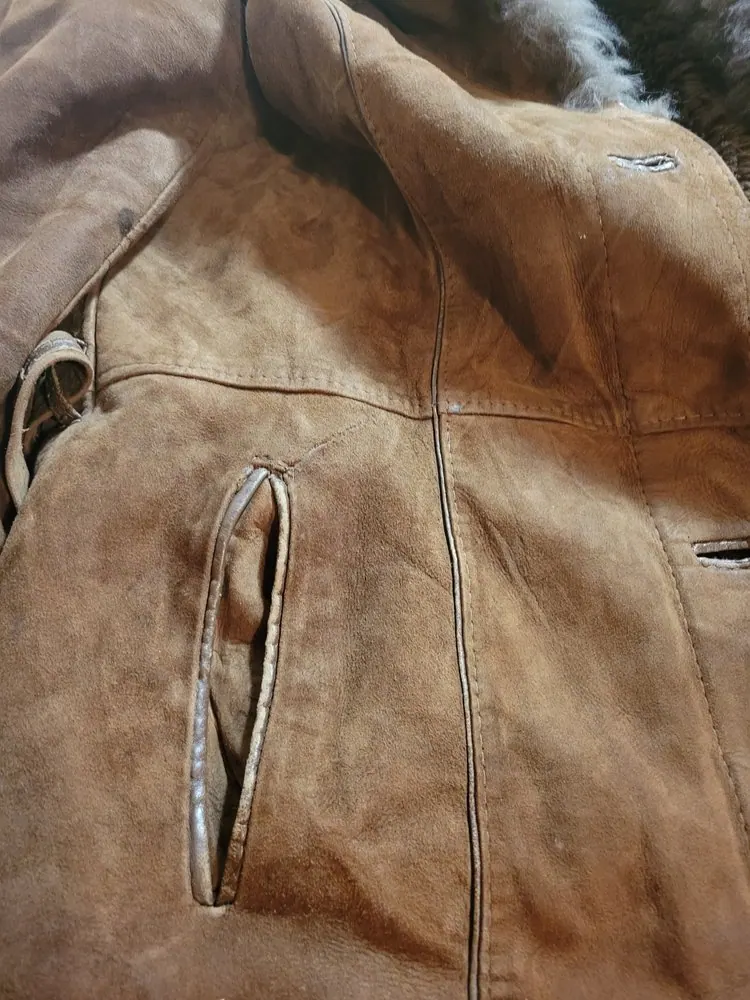 A ripped pocket, closed up invisibly