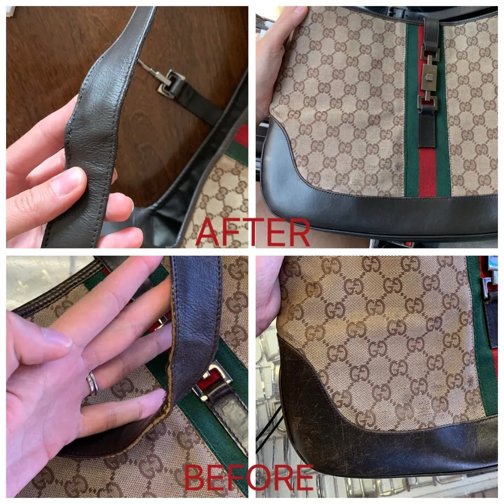 A Gucci bag redone at Robert's Shoe Repair