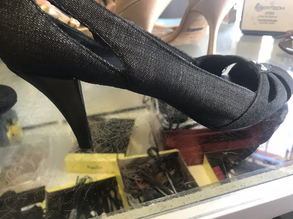 A favorite pair rescued from the bin and restored